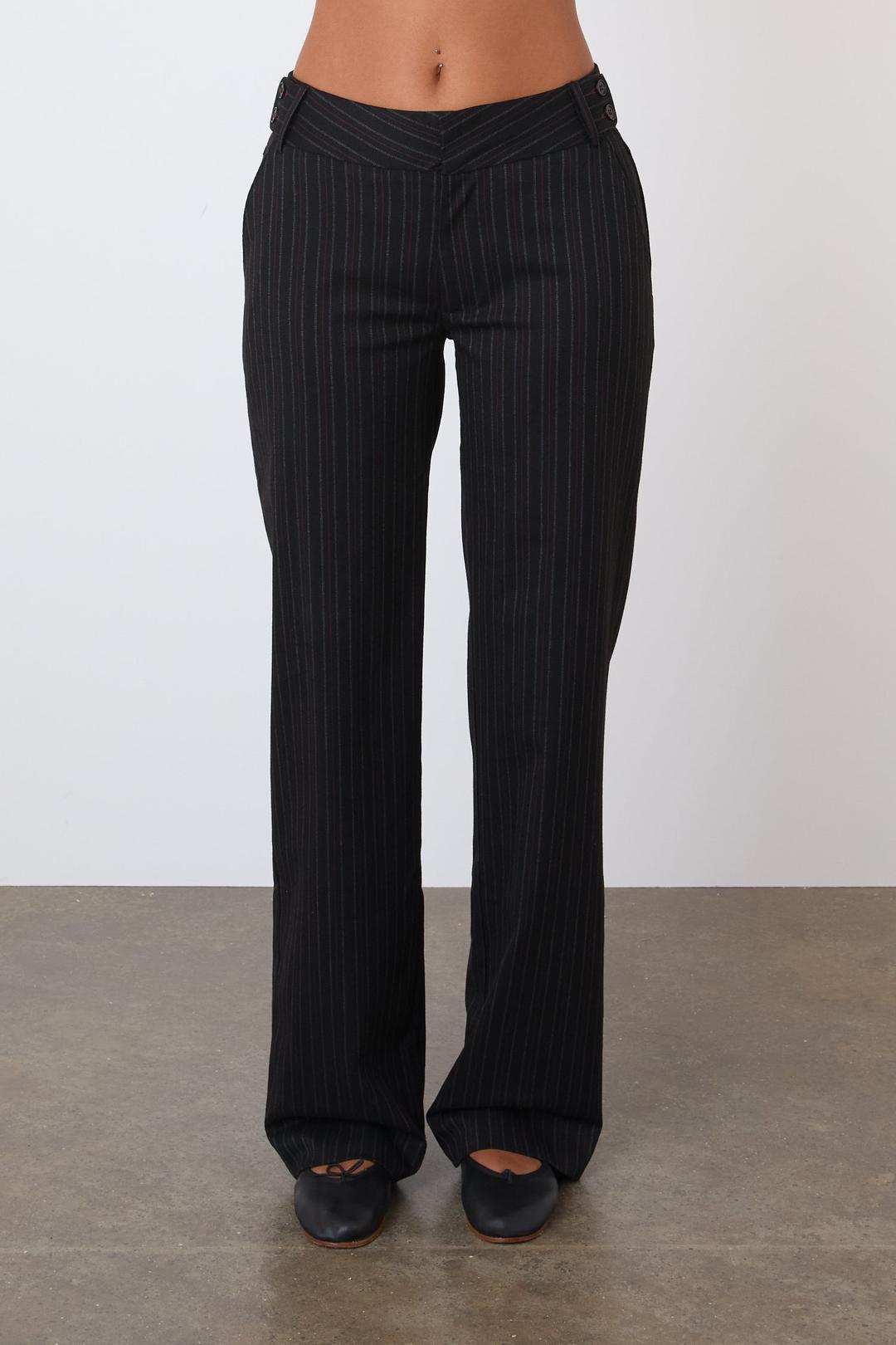 The Lennox Straight Trousers, Lead - Lead / XS - Leg Length 30"