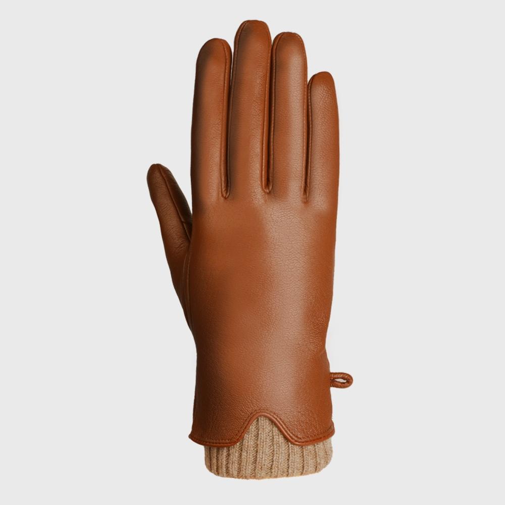 사르토르 헬렌 여성 터치 가죽장갑 카멜