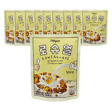 델리스푼 저당 고단백 시리얼 로슈얼 10개입