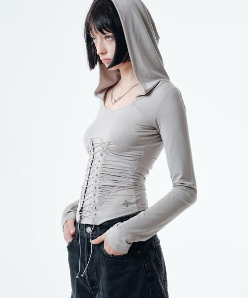 EVA CORSET TOP (MOCHA)