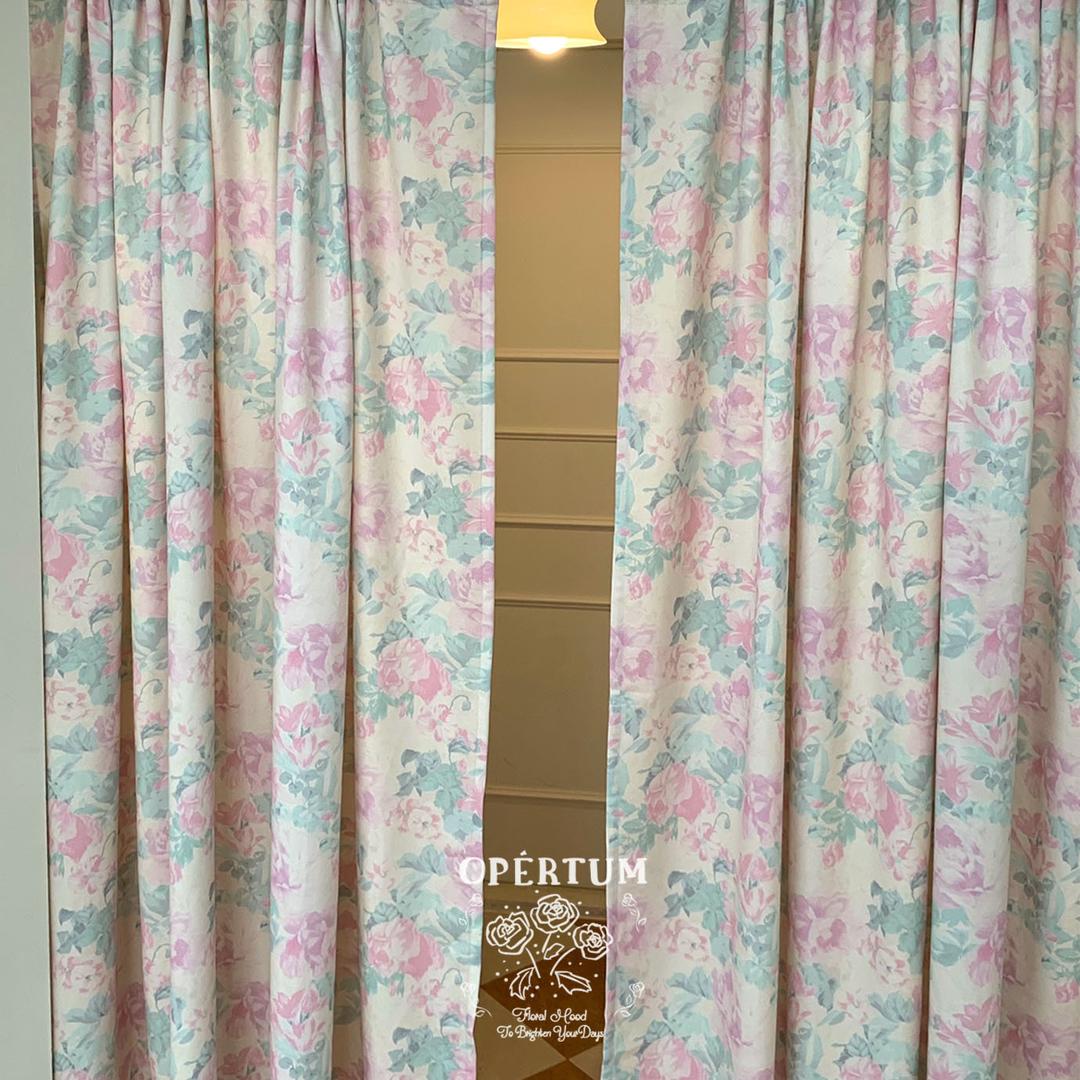 nudy pink floral fabric