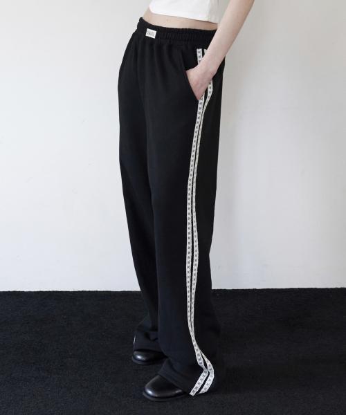 Lace Line 2way Jogger - Black