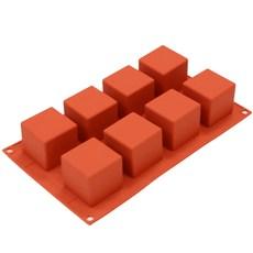 실리코마트 큐브 바이킹몰드 8구 SF104