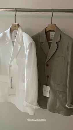 이런 상품 어때요? 당일 이너프 파븐 린넨 자켓 여름 긴팔 자켓 2col