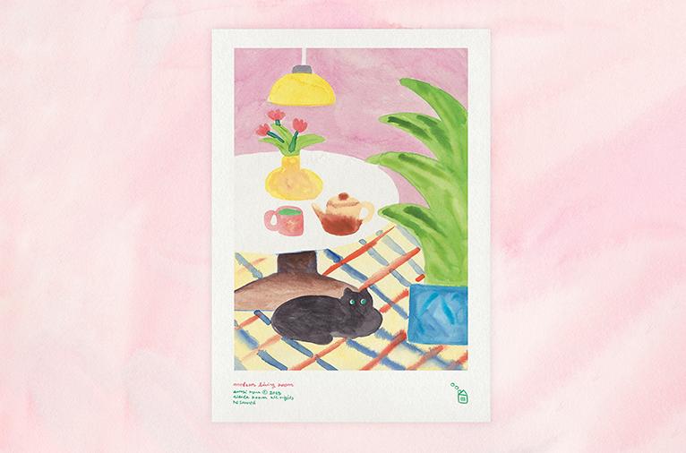 [리틀룸] Modern living room Poster_A3