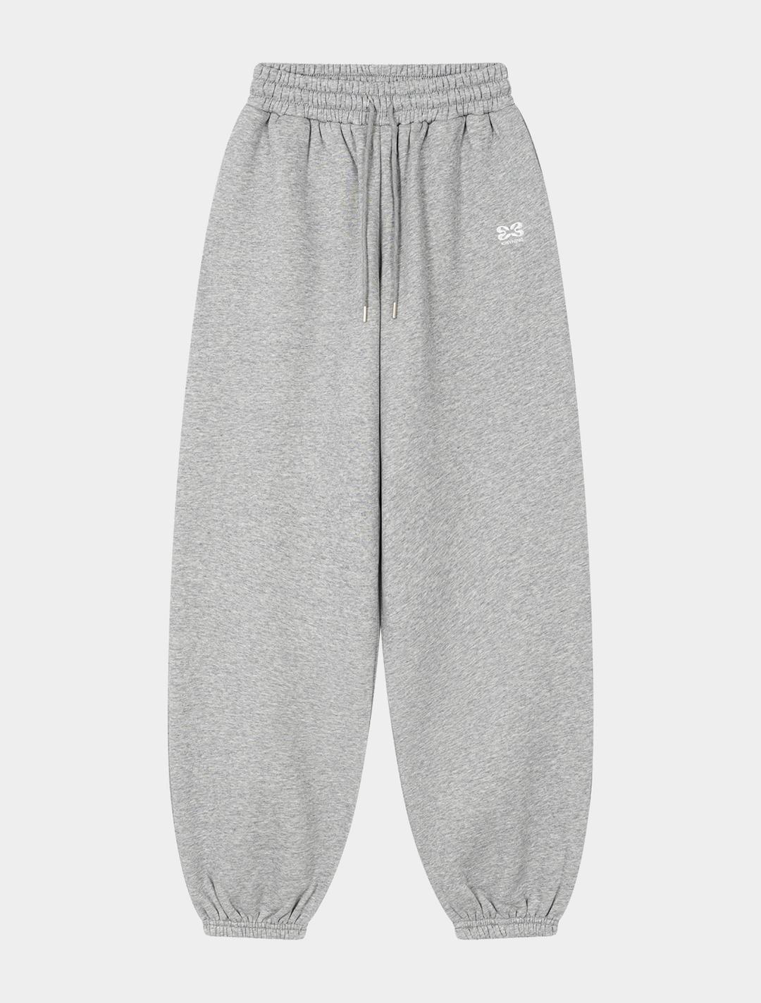 [예약상품] Downtown Over Jogger Pants (Melange Gray)
