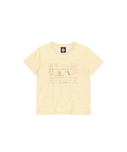 W Nature Sampler Tee Heather Yellow