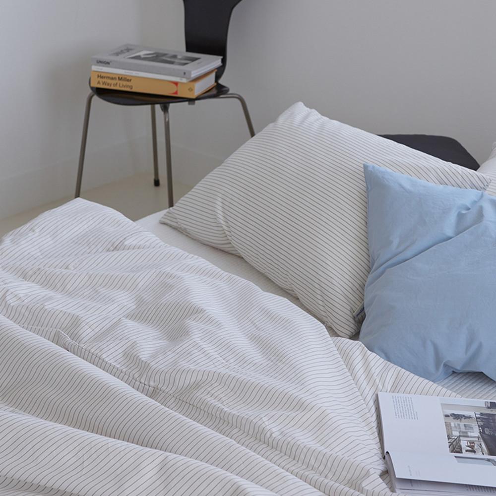 basic cover black stripe 베이직 커버 블랙 스트라이프(킹사이즈)