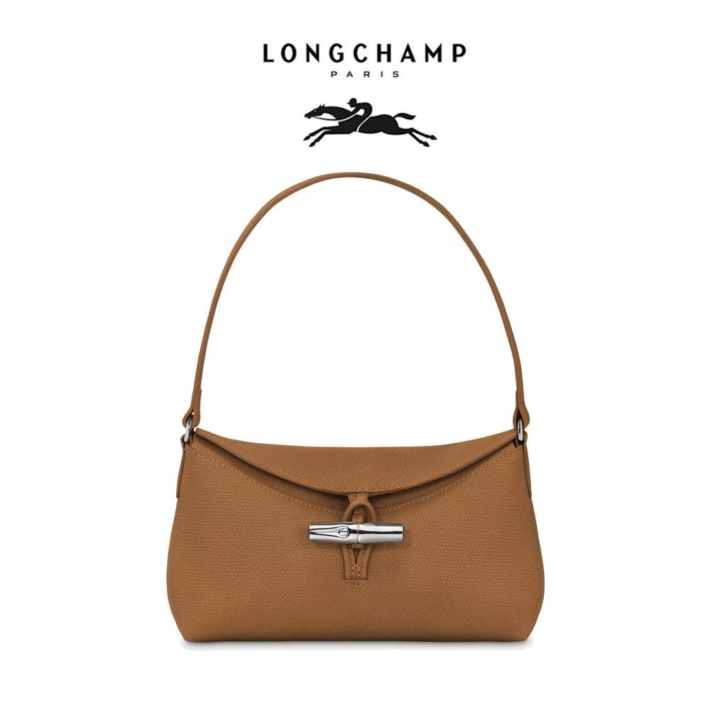 롱샴 로조 호보백 미니 스몰 가죽 토트백 숄더백 브라운