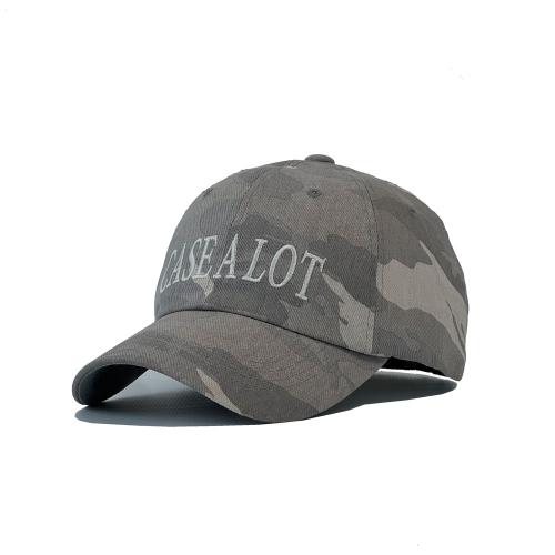 케이스어랏(CASE A LOT)  Logo camo ball cap - grey - 사이즈 & 후기 | 무신사