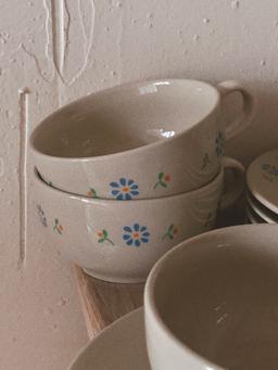 [중고]Blue wild flower tea cup&saucer