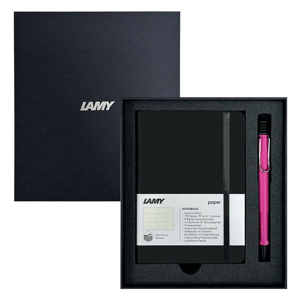 라미 LAMY 소프트커버노트 사파리볼펜 기프트세트 2024년 신년 선물 (포장각인무료)