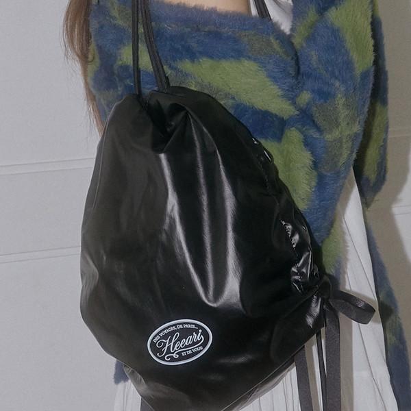 롤리 리본 스트링 짐색_블랙