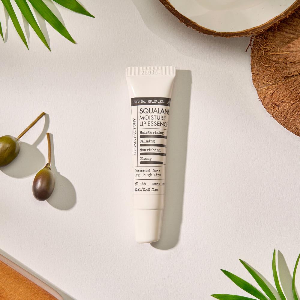 더마팩토리 스쿠알란 모이스처 립 에센스 12ml / 스쿠알란 고영양보습 매끈립케어 완벽밀착 입술보호 무향무색 안심립에센스