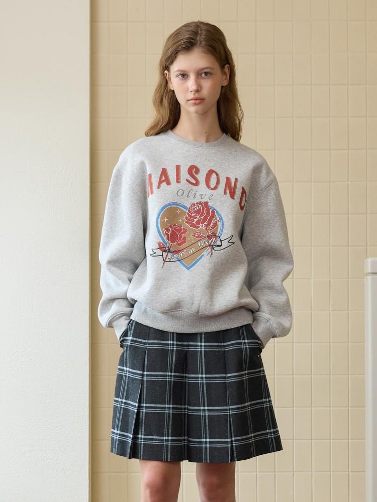 속기모 로즈전사 맨투맨 티셔츠 OE5WEB210