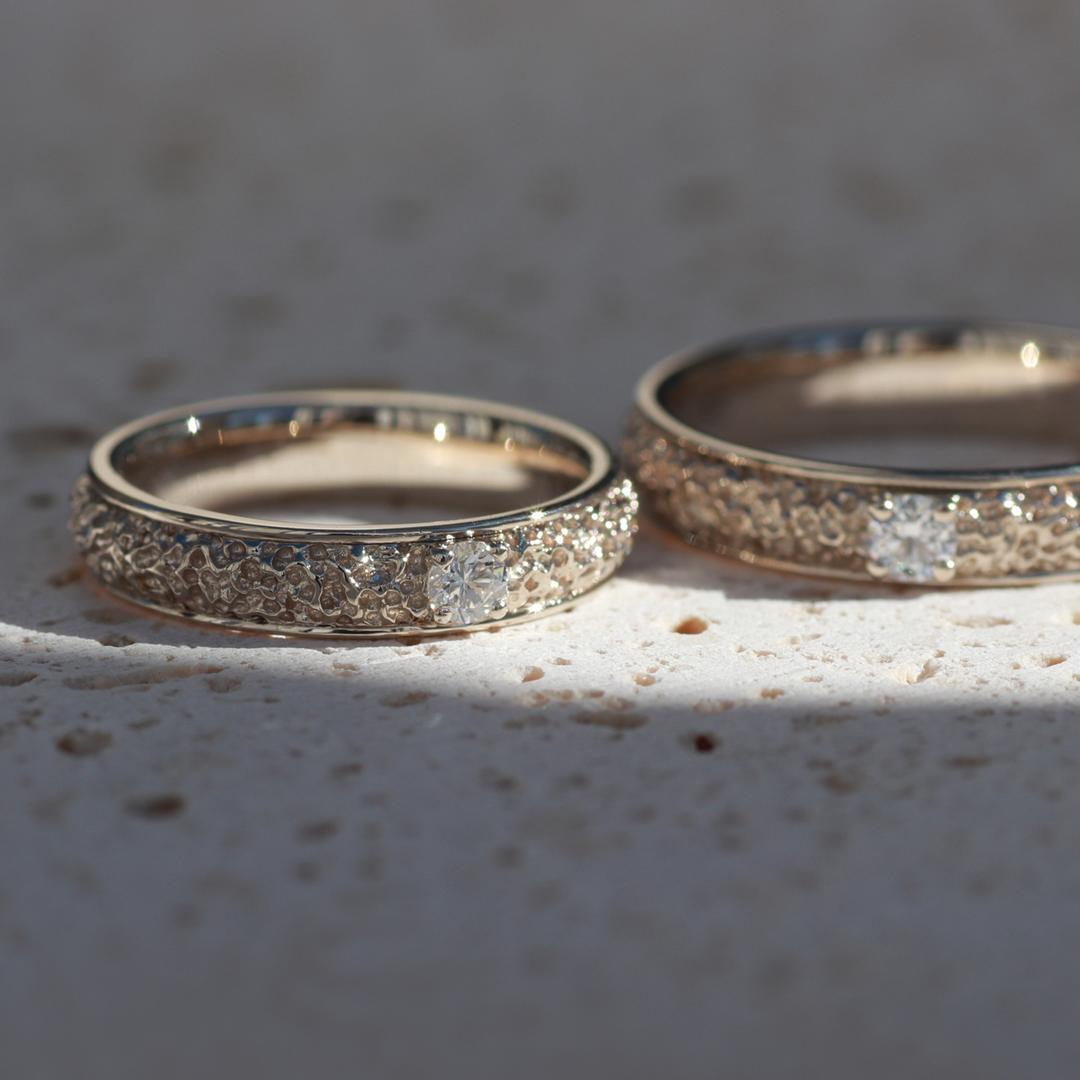 Basalt Diamond Ring 4.0