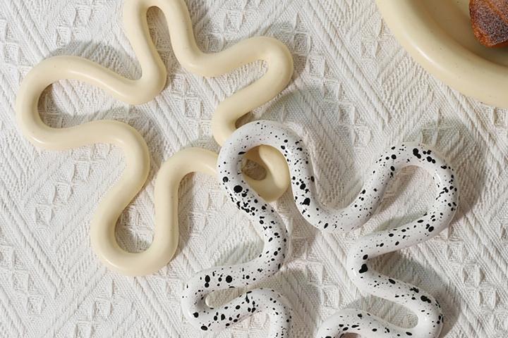 세라믹 마블 냄비 받침 2colors