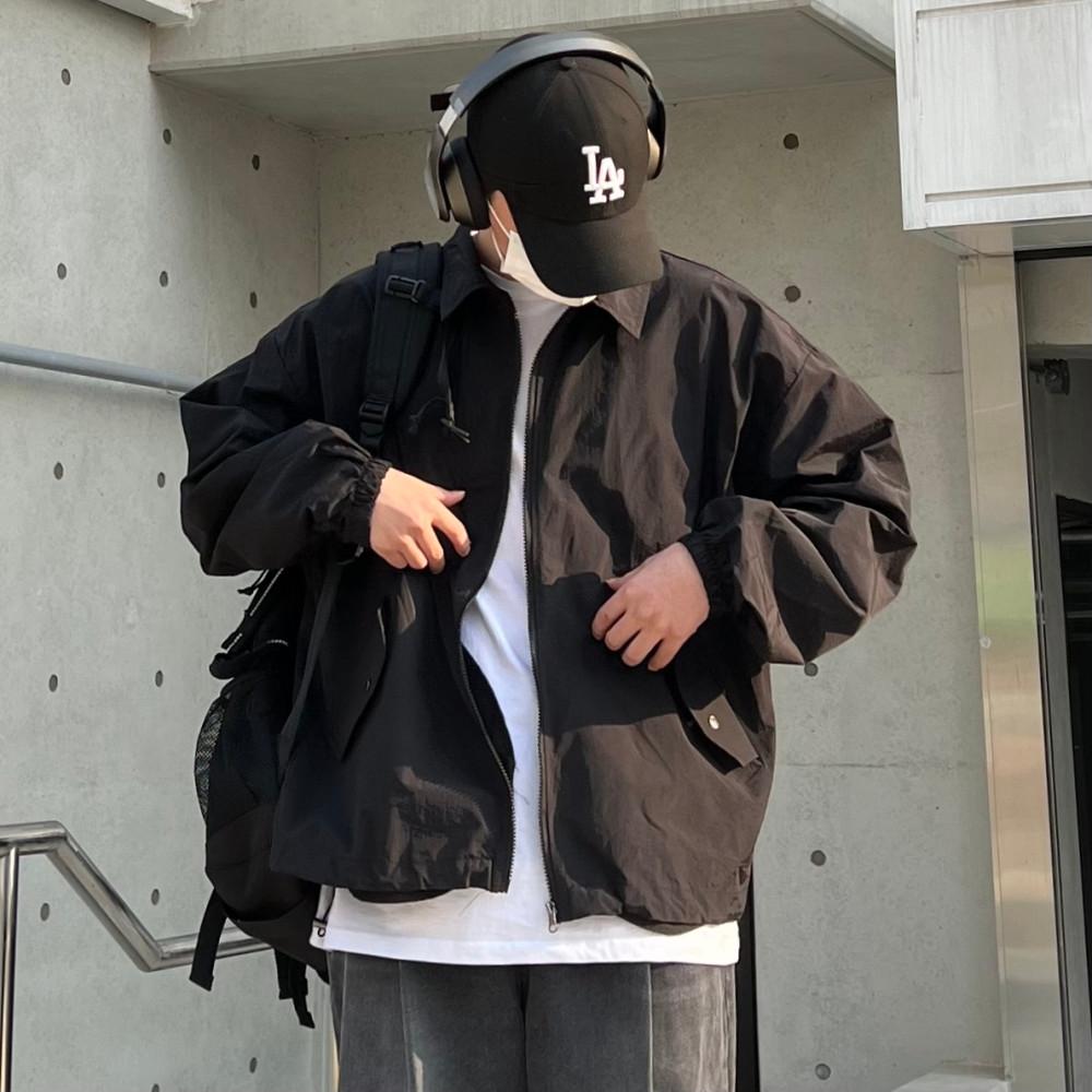 기획) 카라 윈드 스트링 자켓 (2color)