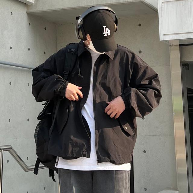 기획) 카라 윈드 스트링 자켓 (2color)
