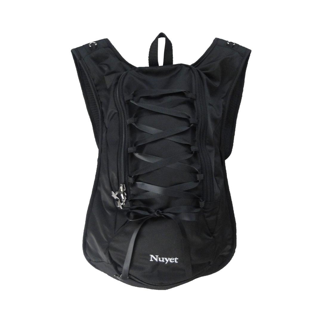 Lace up backpack _ Black