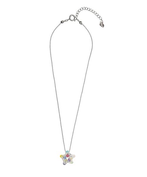 스타 비즈 목걸이 (레인보우)