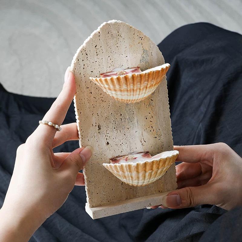 조개 악세사리 보관함 트레이