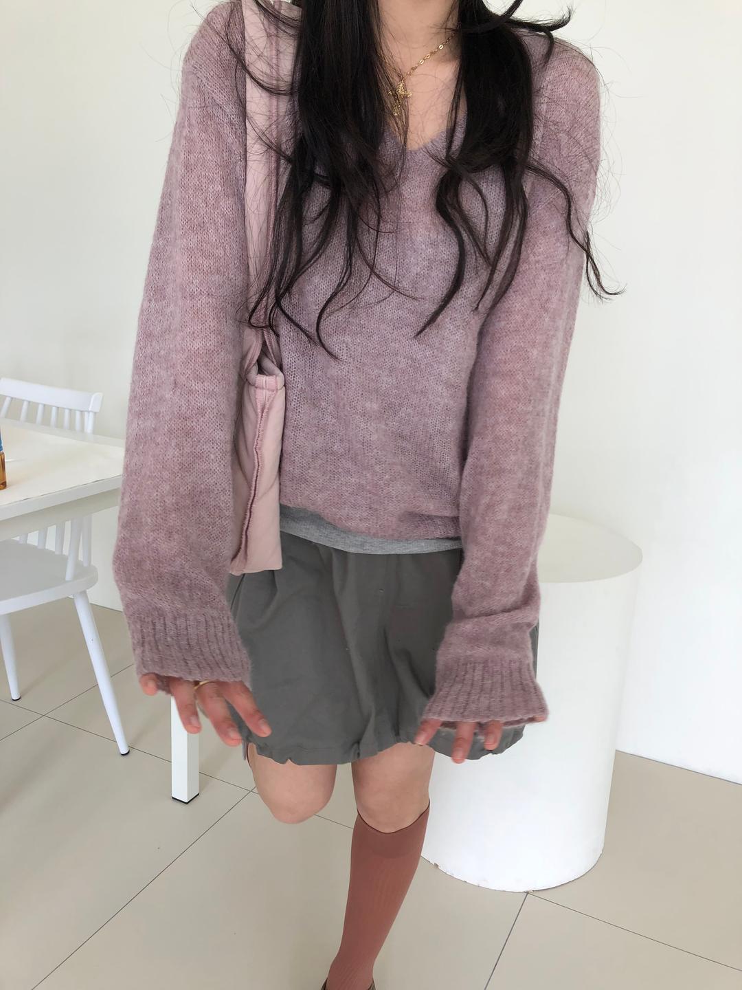 히피디피 crumble v neck kt (3color)