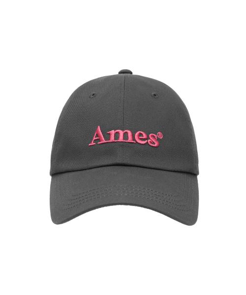 BASIC LOGO BALL CAP CHARCOAL