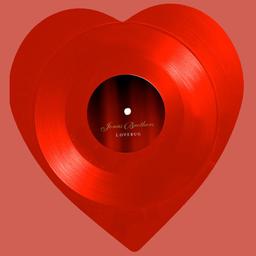 조나스 브라더스 LP LoveBug 하트 LP 레드 바이닐 10인치