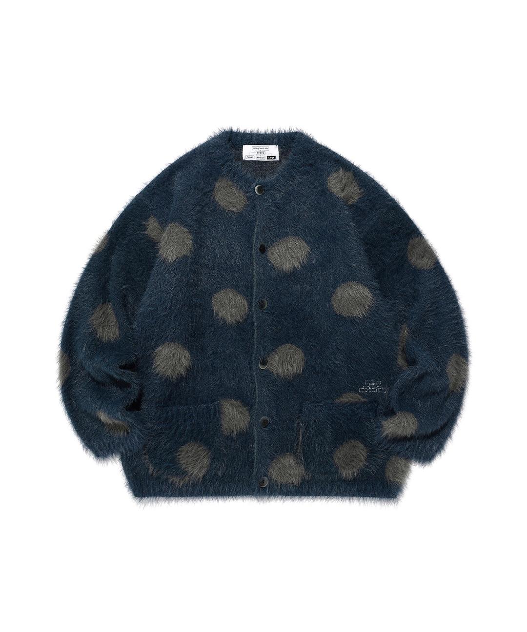 FFATS DOT CARDIGAN[NAVY]