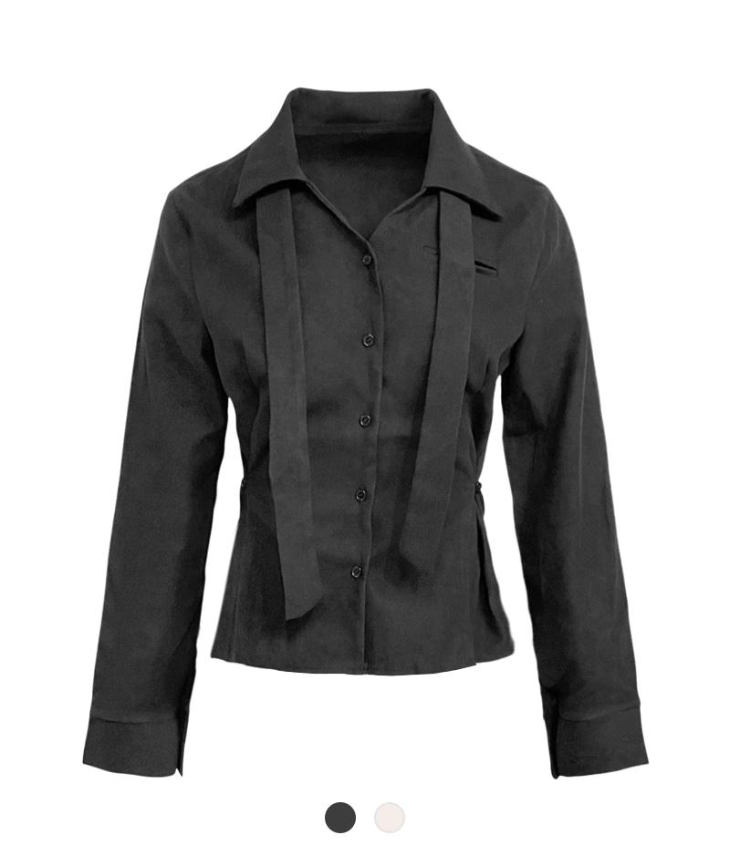 코지앤키치 [하객룩] 벨라 슬림 스트랩 셔츠