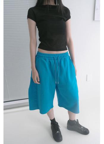 에프터먼데이 pintuck half sweat pants (6c)