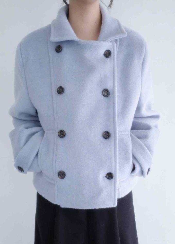 파우더 더블 숏 코트 (3color)