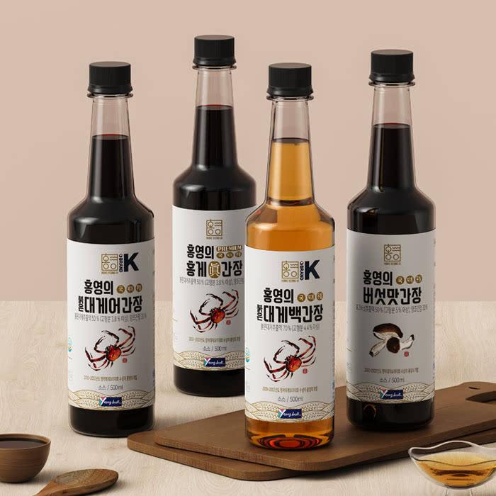 홍영의 붉은대게 어간장,백간장 단품 외 선물세트 선택
