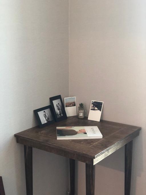 사각 테이블 [자작 합판 원목]