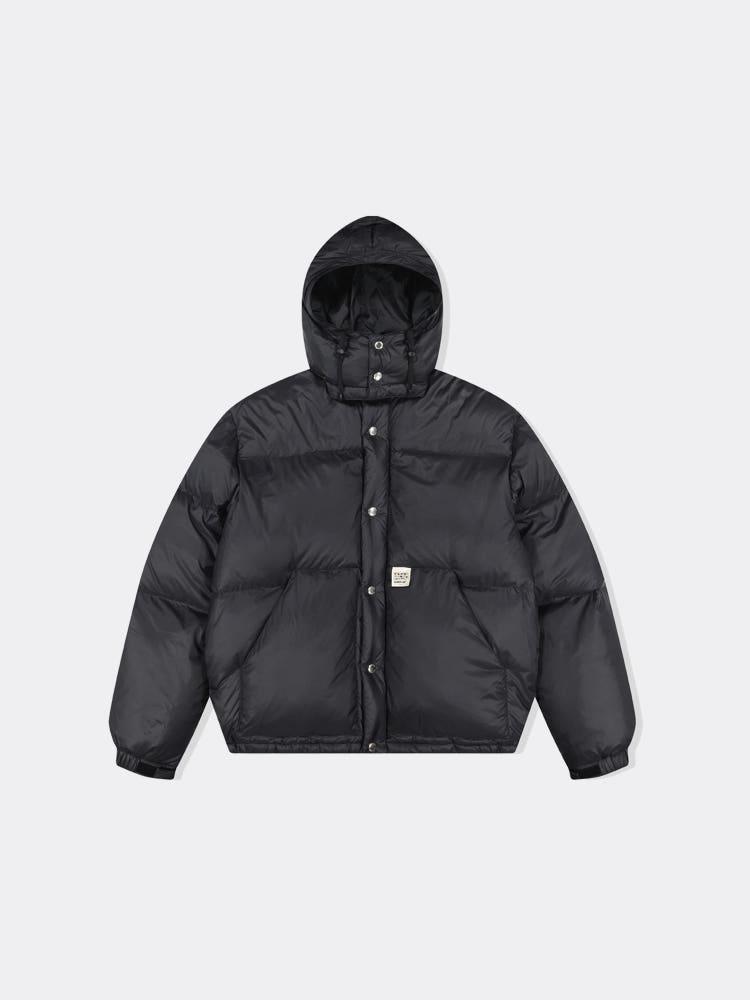 예스아이씨 HOODED DOWN JACKET BLACK