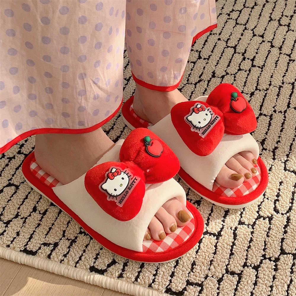 산리오 캐릭터 실내화 키티 귀여운 슬리퍼
