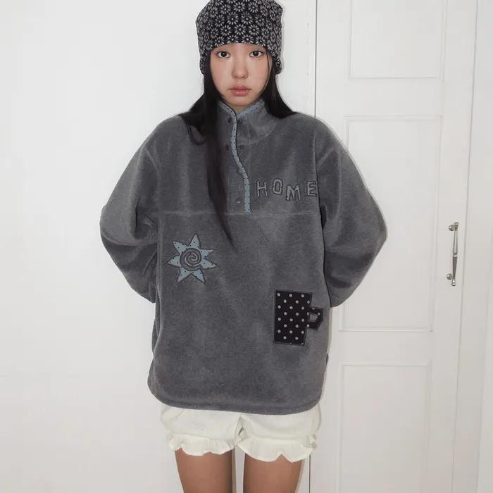 Things I Adore Fleece, Charcoal