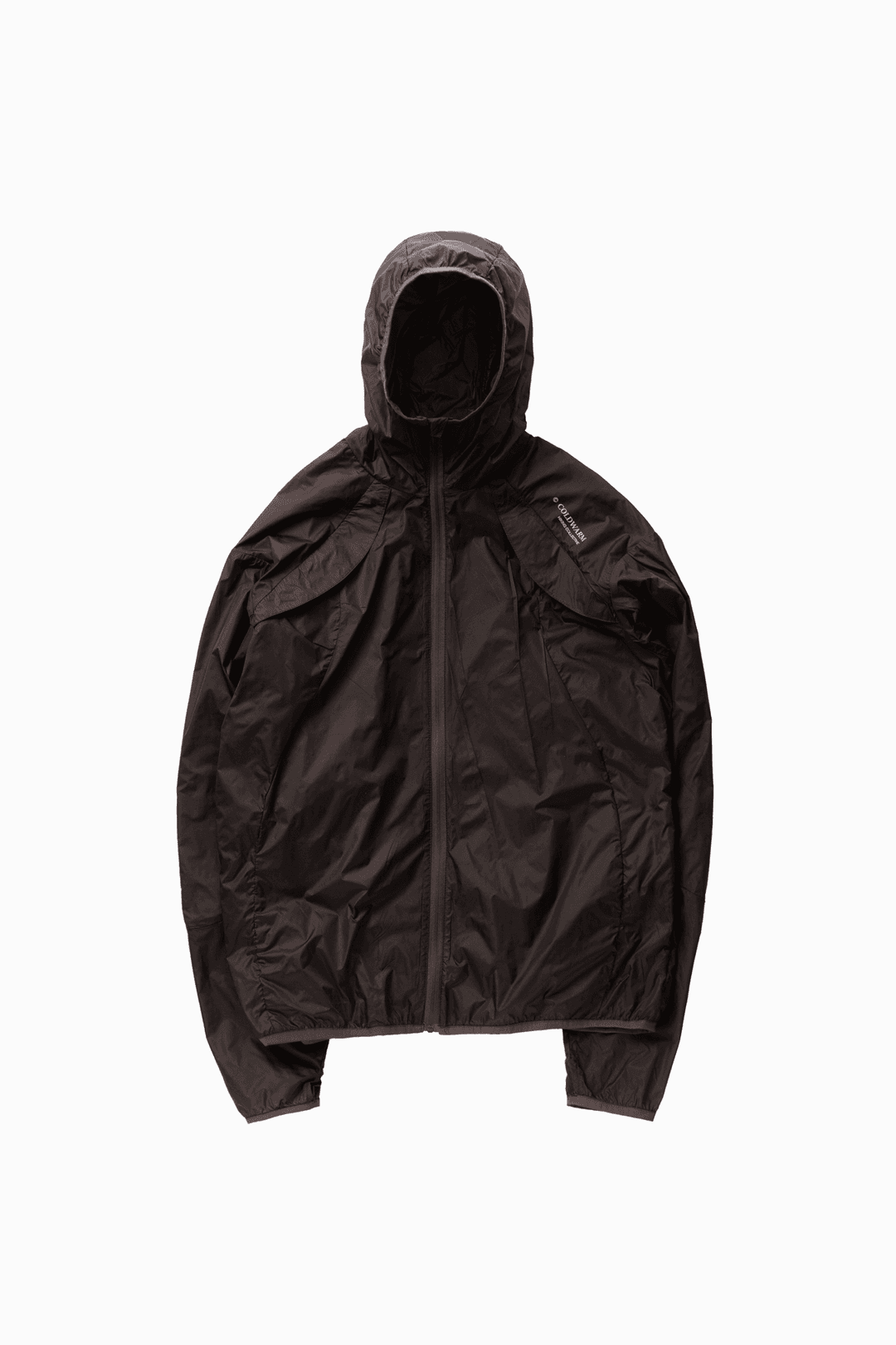 translucent wind jacket (brown)