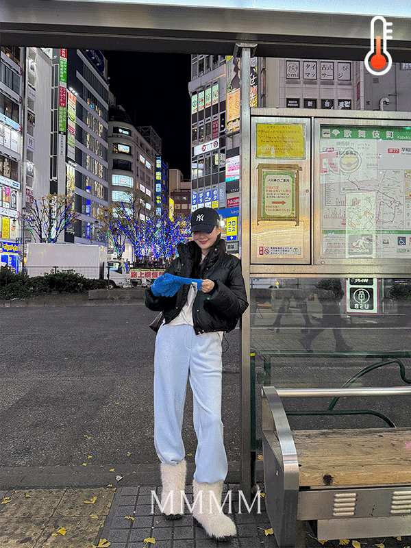 [기획특가/겉벨로아&속밍크기모/한파팬츠/휘뚤마뚤템] MMMM더블모찌 밍크융기모 트레이닝팬츠 (밴딩)(일부옵션 주문시 7일이상 소요) [size:Free,L/크롭,롱]