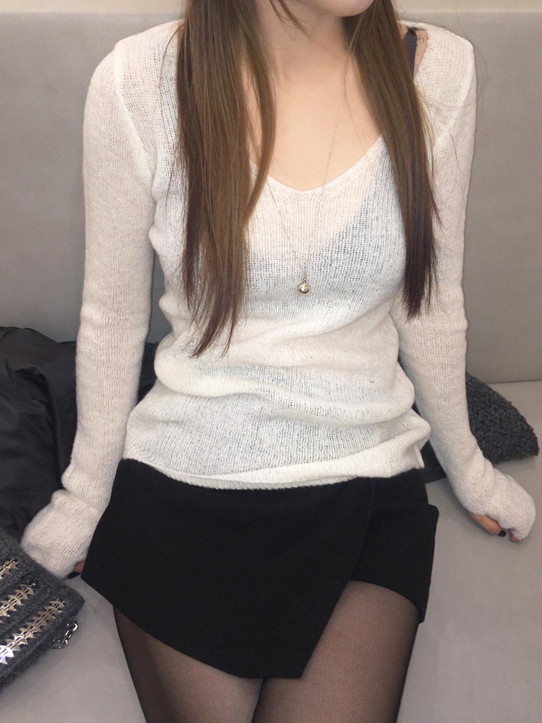 mohair warmer knit
