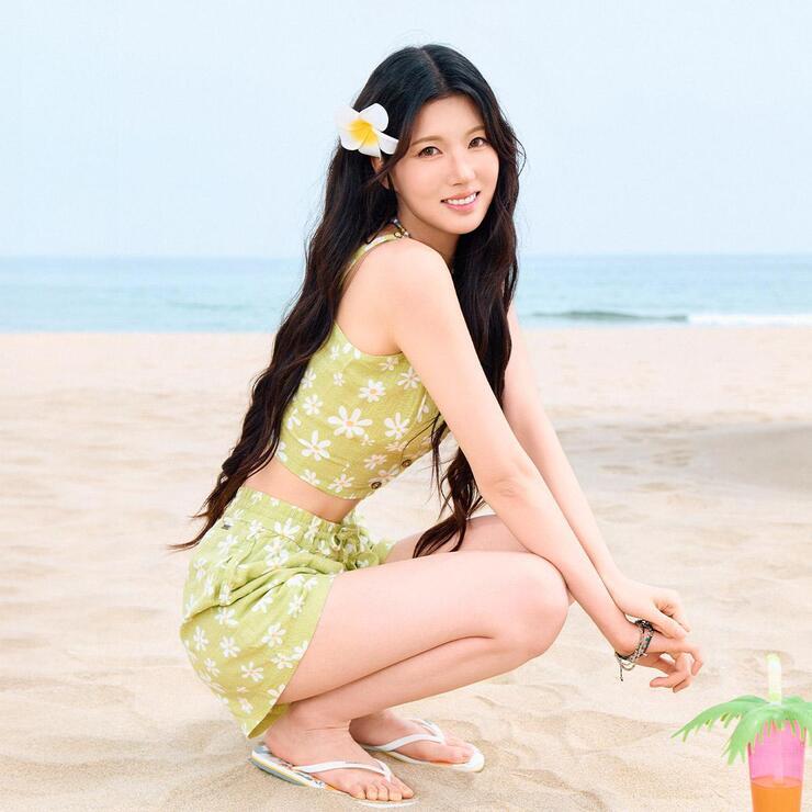 25SS 여성 BEACH VINTAGE 크롭탑 OWTSOI182-818