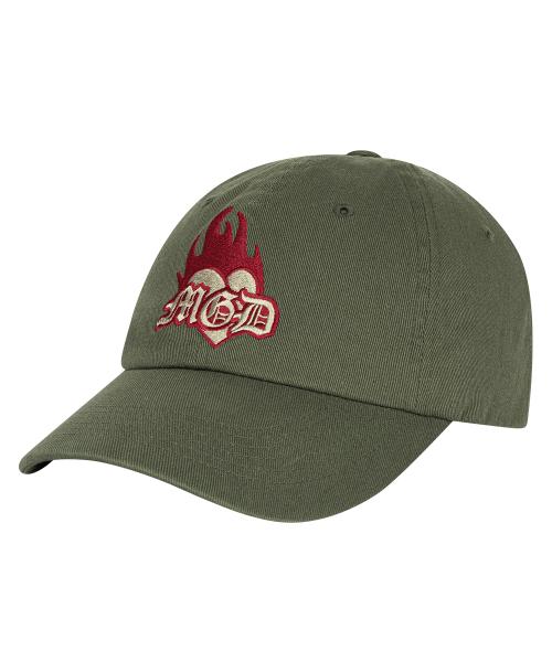 BURNING HEART CAP OLIVE(MG2ESMAB40A)