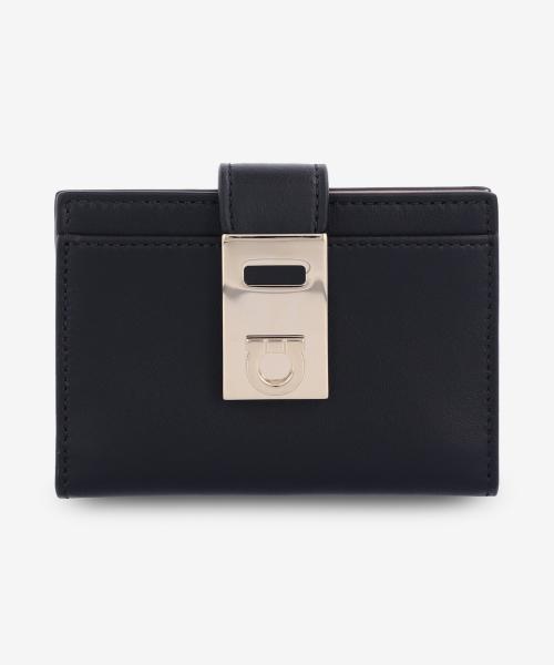 허그 투톤 카드 홀더 - 블랙:나일런드 핑크 / 220552770880