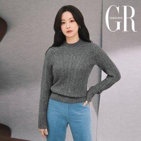 ○GR 23FW 울 블렌디드 케이블 니트 3종
