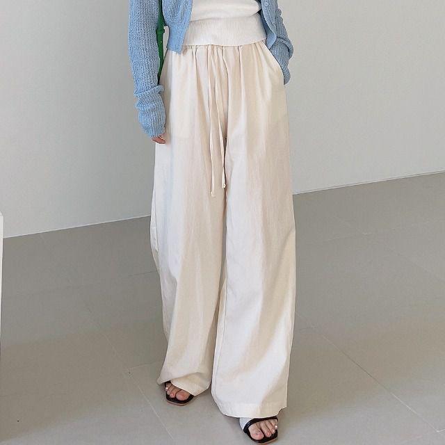 [모델소장/여름팬츠] 밴딩 나일론 썸머 팬츠 N-03120