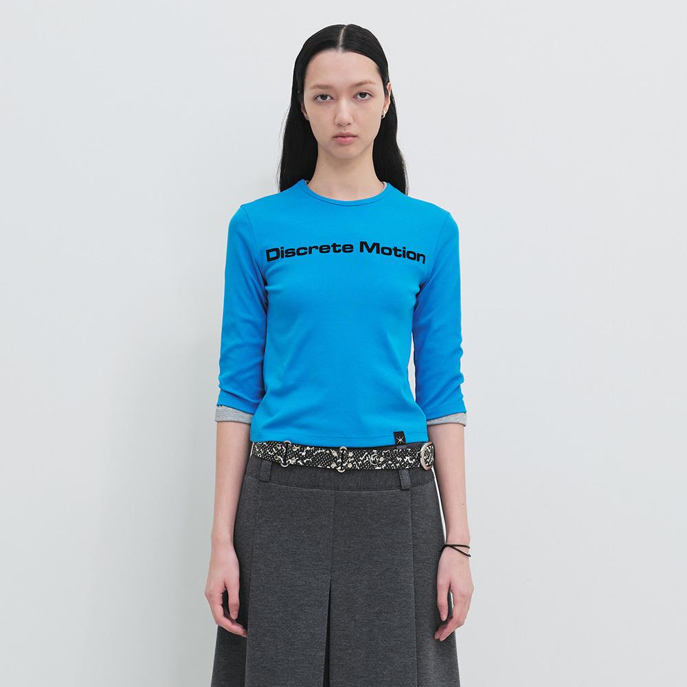 3/4 Sleeve tee (Blue)