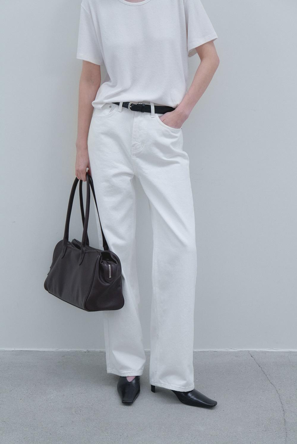 Essential Cotton Jean_White