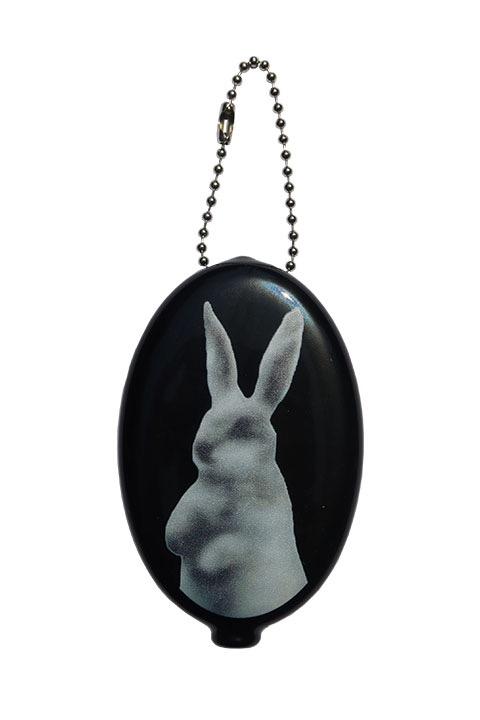 Coin Pouch Keyring, Black