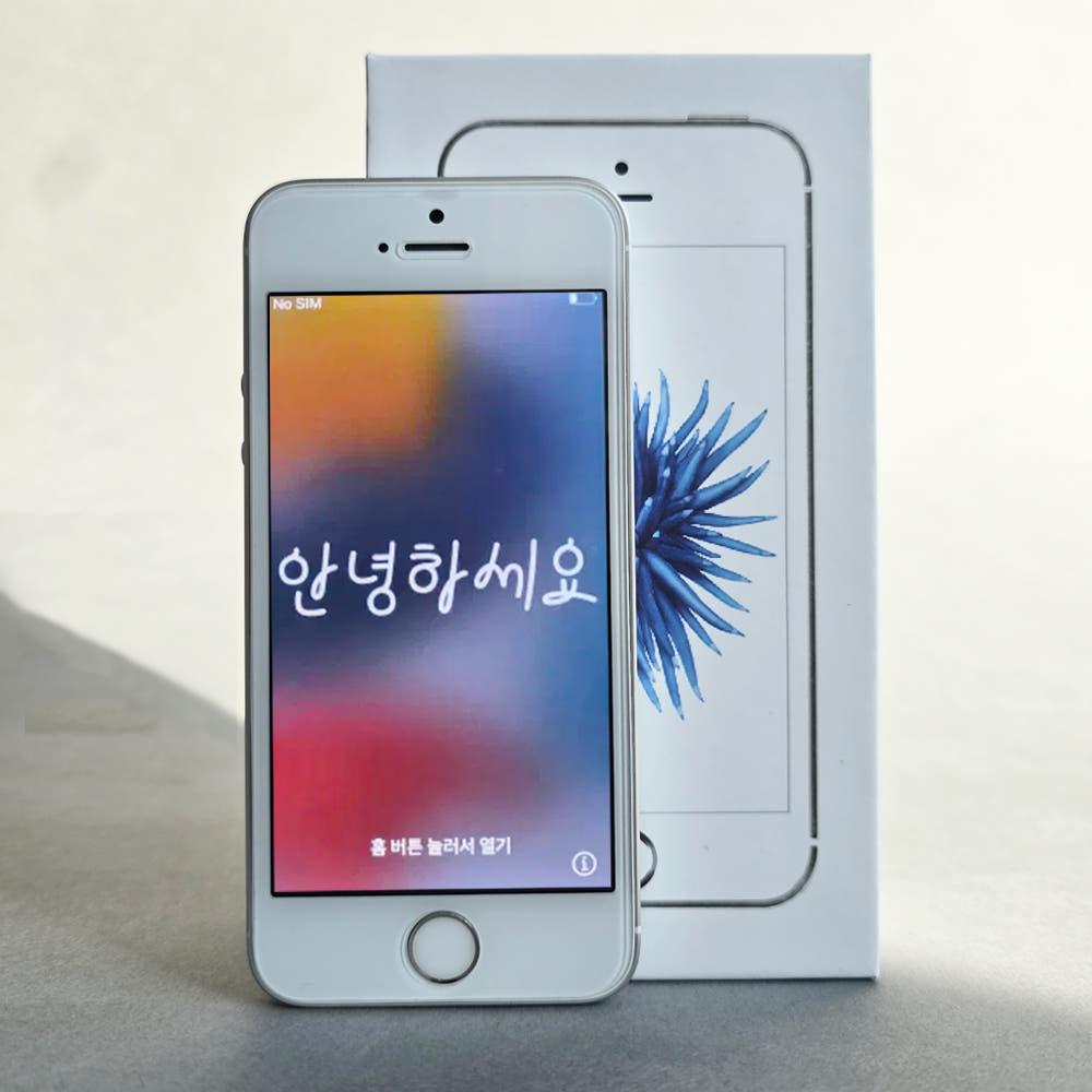 아이폰 SE1 1세대 풀박스 공기계 세컨폰 실버 16GB